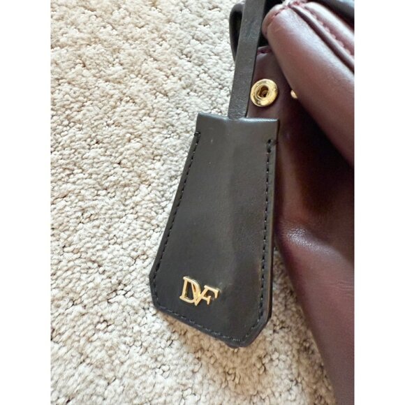 DVF Diane Von Furstenberg Faux Fur Charlotte Harper Leather Shoulder Bag - Picture 2 of 14